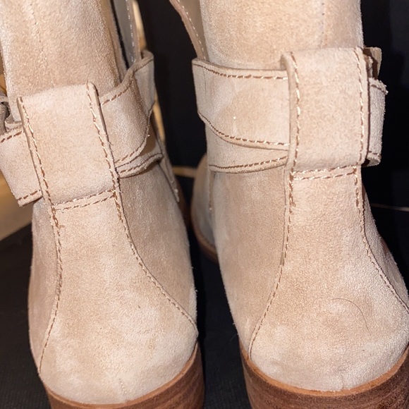 Tory Burch Leather Ankle Booties with Gold Buckle - Picture 7 of 15
